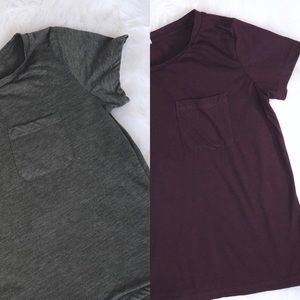 2 H&M Divided short sleeve shirts with pockets